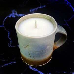 But It's a Dry Heat Scented Candle Handmade Upcycled